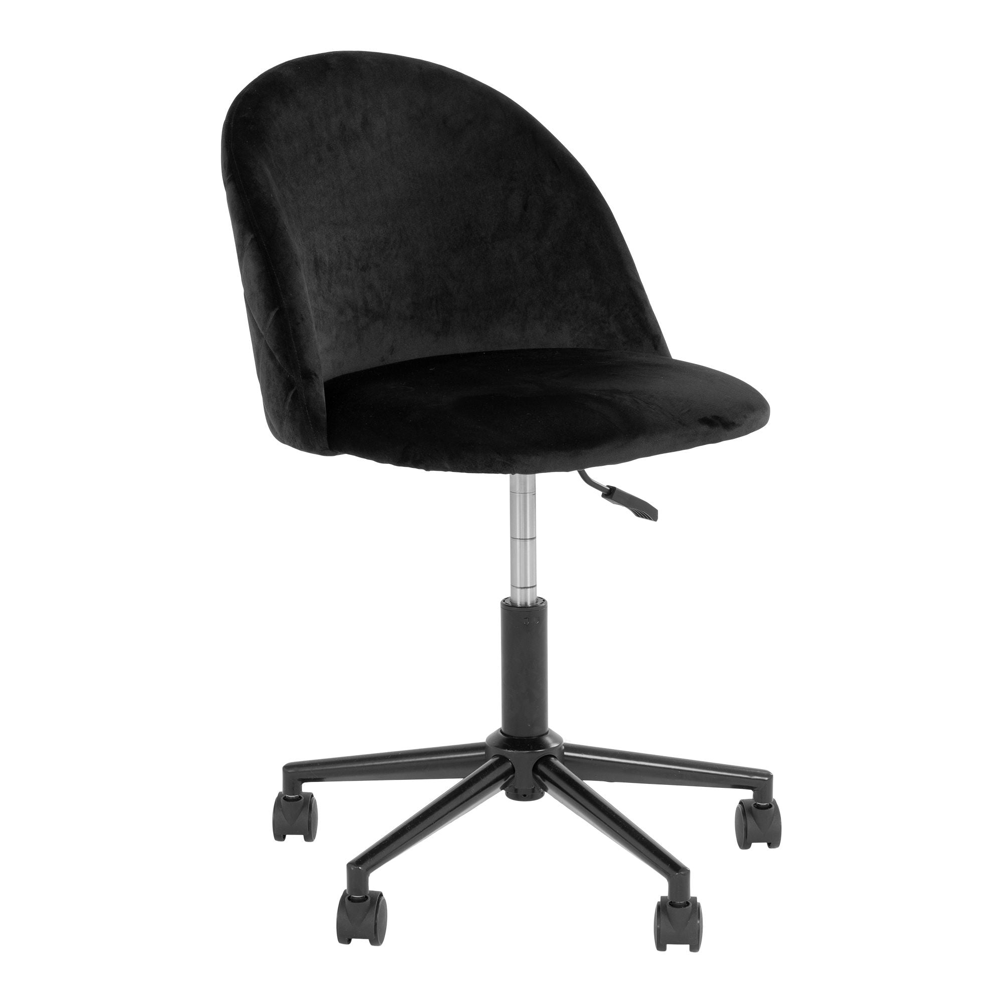 Geneve – Bürostuhl aus Samt, schwarz, HN1207